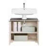 TVÄTTSTÄLLSUNDERSKÅP LIANA -EXKLUSIV- - antracit, Modern, metall/trämaterial (70/59/35cm) - Mömax