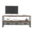 Lowboard aus Metall/Holz - LIFESTYLE, Metall (150/60/45cm) - MÖMAX modern living