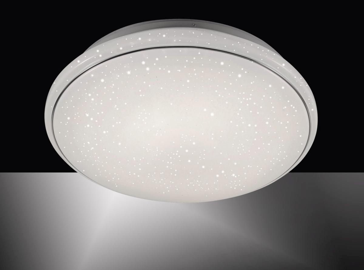 LAMPA SUFITOWA LED 14364-16 JUPITER - biały, Design, tworzywo sztuczne/metal (44/44/10cm)