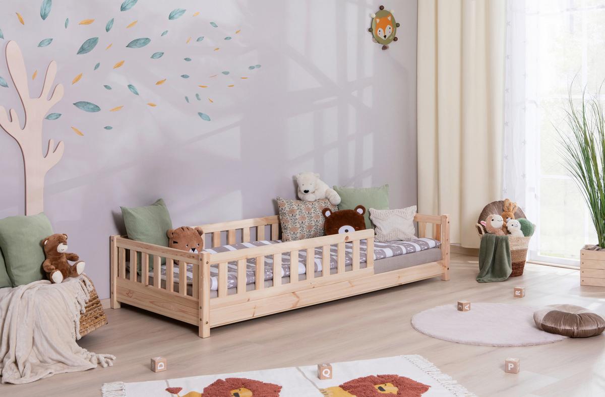 Hausbett Lou ca. 100x200 cm Holz - Naturfarben, MODERN, Holz (100/200cm) - MID.YOU
