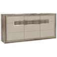 Kredenac Tiziano - siva/boje hrasta, Modern, staklo/drvni materijal (193,8/91,4/43,5cm) - Mömax modern living Kredenac Tiziano - siva/boje hrasta, Modern, staklo/drvni materijal (193,8/91,4/43,5cm) - Mömax modern living