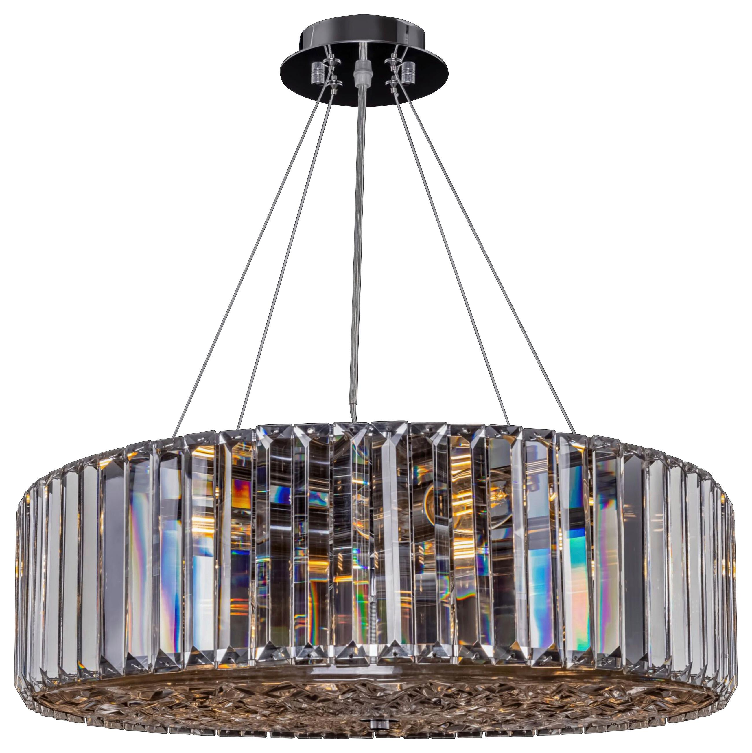 DECKENLEUCHTE RECINTO - Chromfarben, Basics, Glas/Metall (53/17/53cm) - MAYTONI