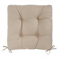 Sitzkissen Elli in Grau, ca. 40x40x7cm - Grau, Textil (40/40/7cm) - MÖMAX modern living