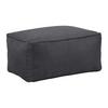 Hocker Caroline Anthrazit - Anthrazit, MODERN, Textil (80/38/50cm) - Mömax