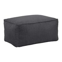 Hocker Caroline Anthrazit - Anthrazit, MODERN, Textil (80/38/50cm) - Mömax