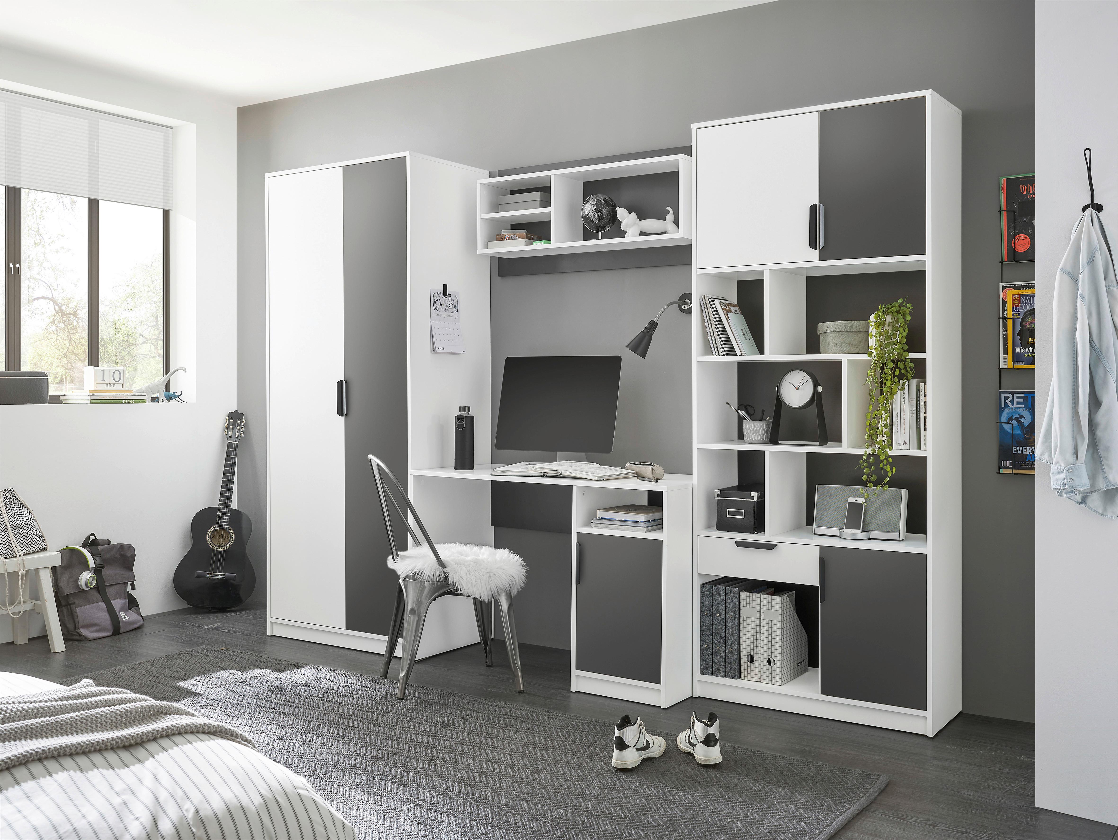 Soba Za Mlade Juha - bijela/antracit, Moderno, drvni materijal (281/200/52cm)