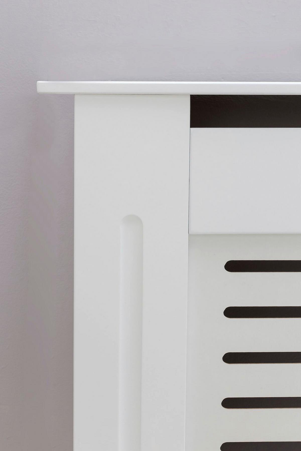 Stenska Dekoracija Wohnling - bela, Moderno, leseni material (152/83/19cm) - MID.YOU