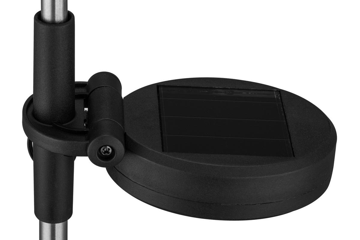 Solarleuchte Ballon Blau/Weiß max. 0,06 Watt - Blau/Weiß, ROMANTIK / LANDHAUS, Kunststoff/Metall (8/83,5cm) - Mömax