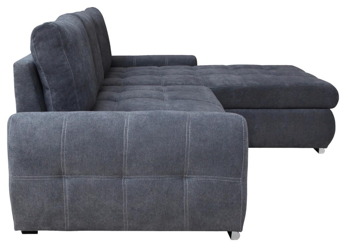 Coltar extensibil SOLAR - alb/gri, Design, textil (277/175cm) - Modern Living