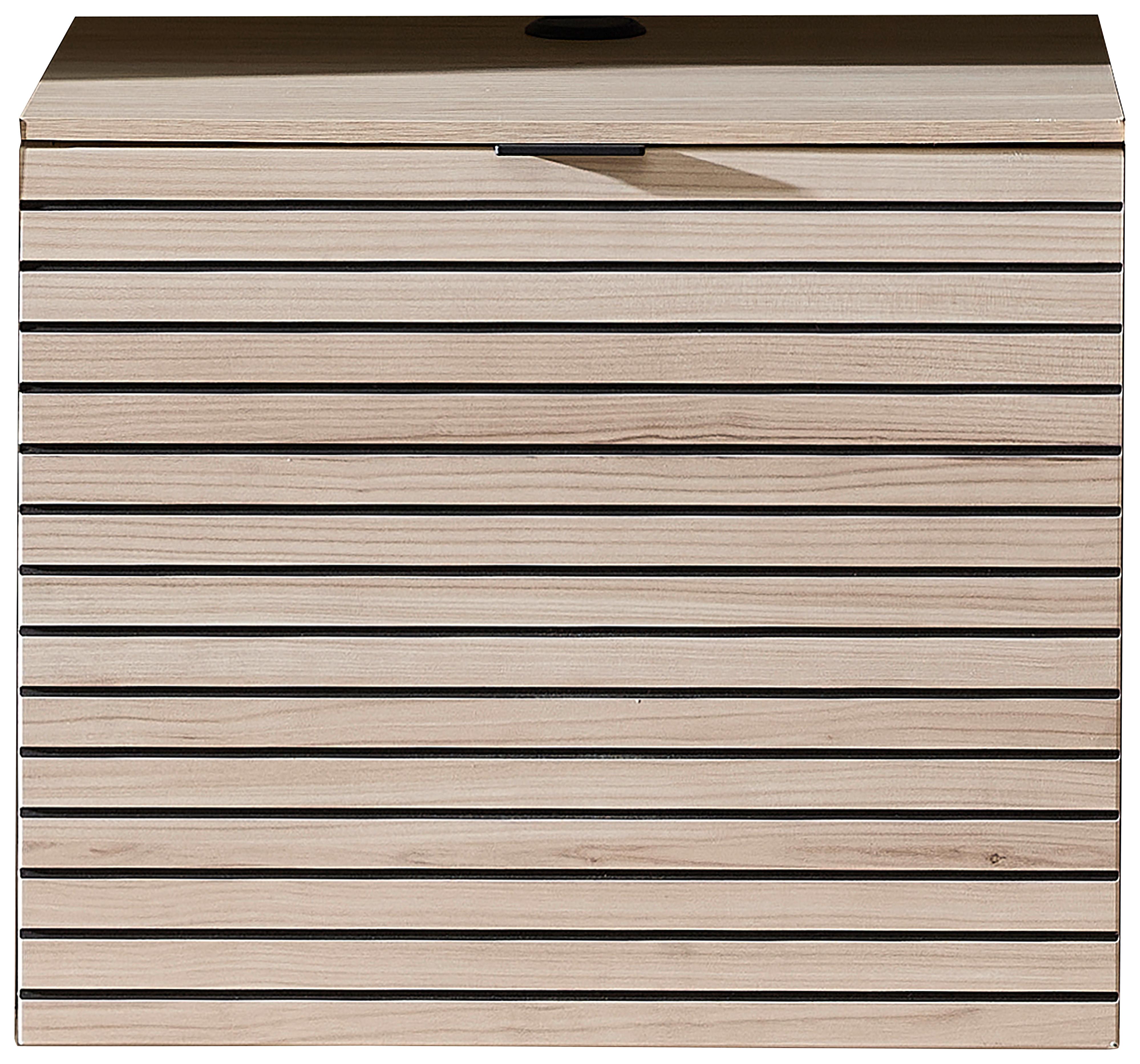 TV-Element Memphis Eichefarben/Kaschmir - Kaschmir/Eichefarben, MODERN, Holzwerkstoff/Metall (60/51/44cm) - Premium Living