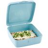 MATLÅDA SANDWICH - pastellblå, Klassisk, plast (14,5/14,5/5,5cm) - Mömax