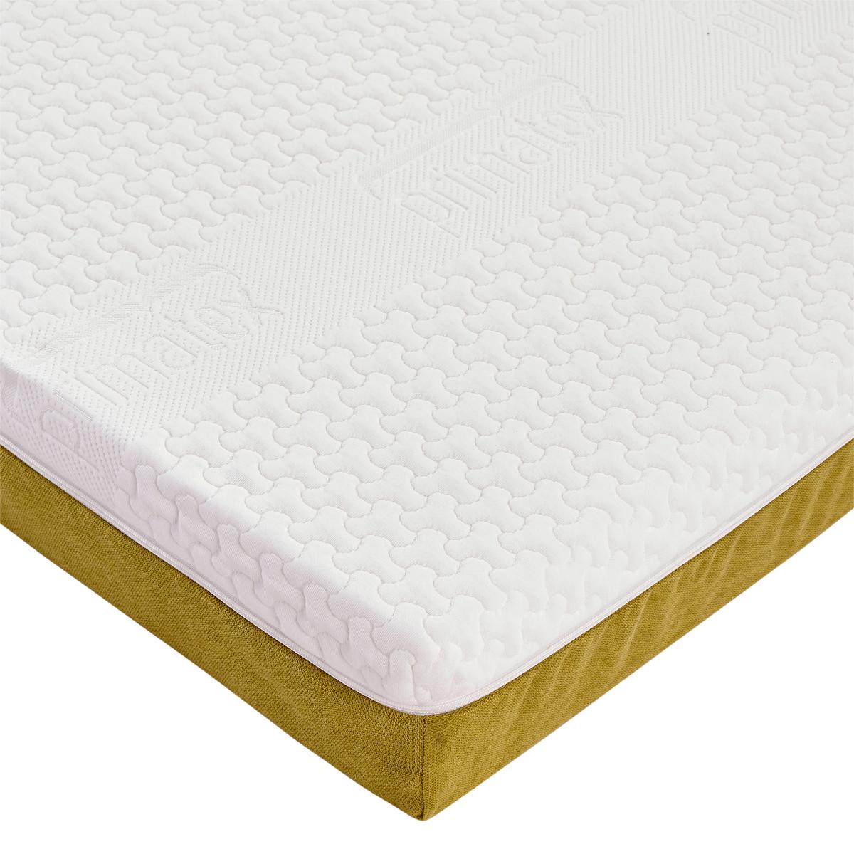 Madrac S Džep. Opruž. Jezgrom Enjoy - Mia - bijela/žuta, tekstil (90/200cm) - Primatex