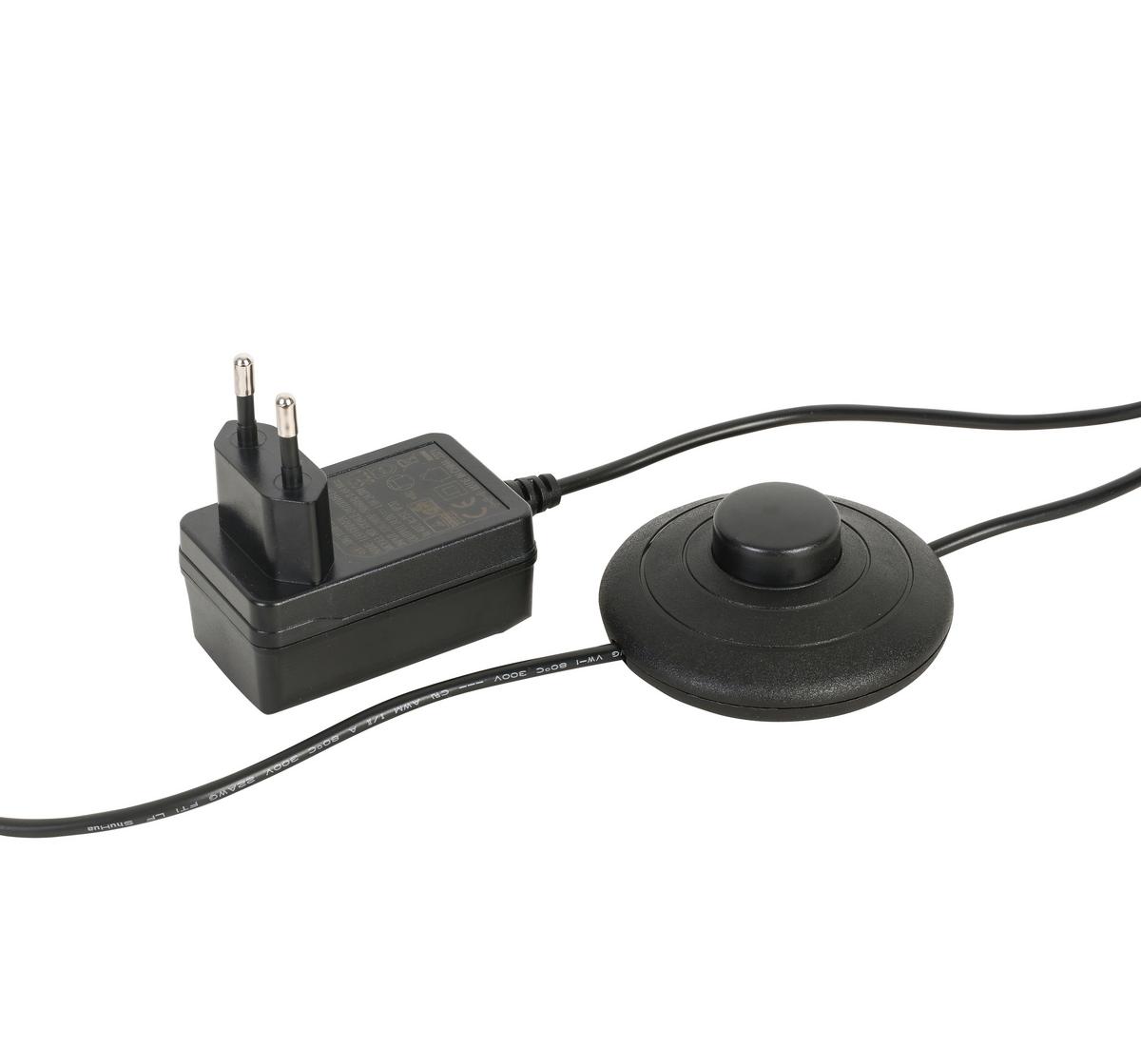 Lampadar cu LED GUMO - auriu/negru, Modern, metal (18/144cm) - Mömax