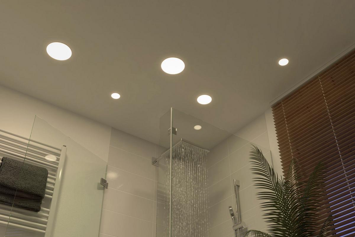 LED-Deckenleuchte Veluna Varifit in Weiß max. 1x4,5W - Weiß, Basics, Kunststoff (7,5/1cm) - Paulmann