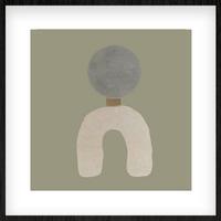 BILD FEEL-GOOD-003-74X74-FRX-FRZW - Beige/Schwarz, Basics, Holz/Kunststoff (74/74/10cm)