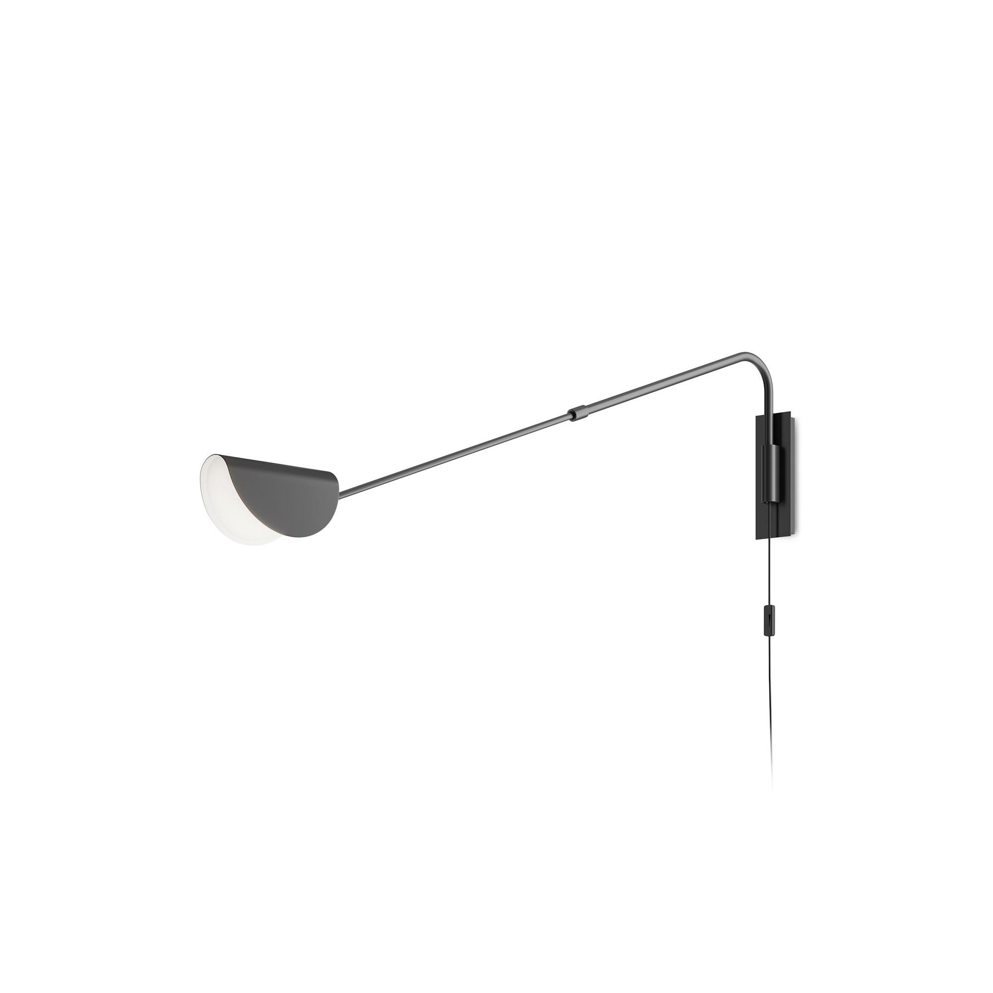 WANDLEUCHTE MOLLIS - Schwarz, Trend, Kunststoff/Metall (36/9,5/105cm) - MAYTONI