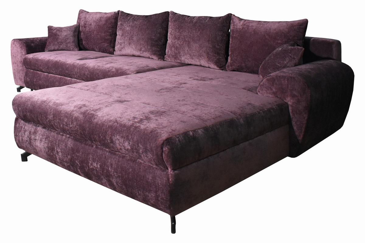 Coltar PORTLAND - lila, Modern, lemn/metal (320/94/214cm) - Modern Living