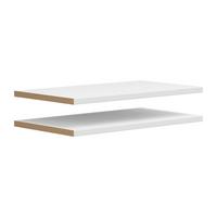 Einlegeboden Multistauraum Weiss matt - Weiss, Modern, Holzwerkstoff (66,9/2,2/36cm)