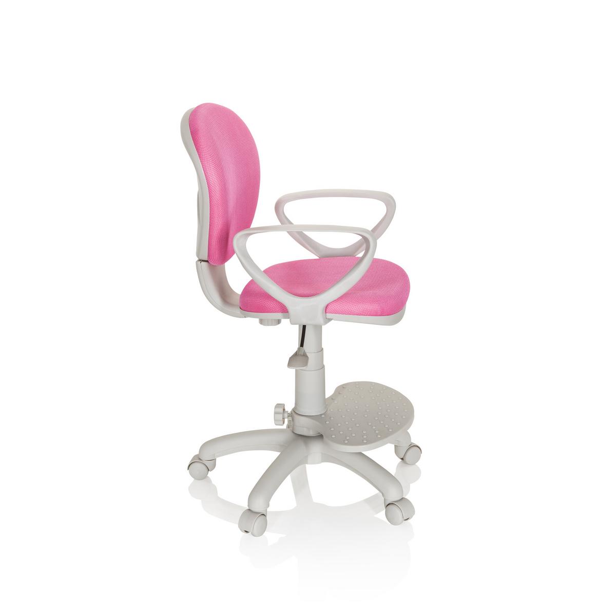 Otroški Vrtljivi Stol Colour, Roza, Siva - pink/siva, Basics, umetna masa (53/83-95/51cm) - MID.YOU