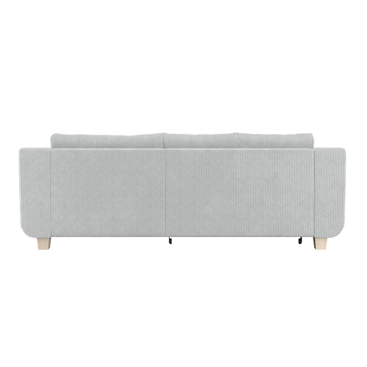 Colţar ALEX - gri deschis, Modern, textil (246/88cm) - Modern Living