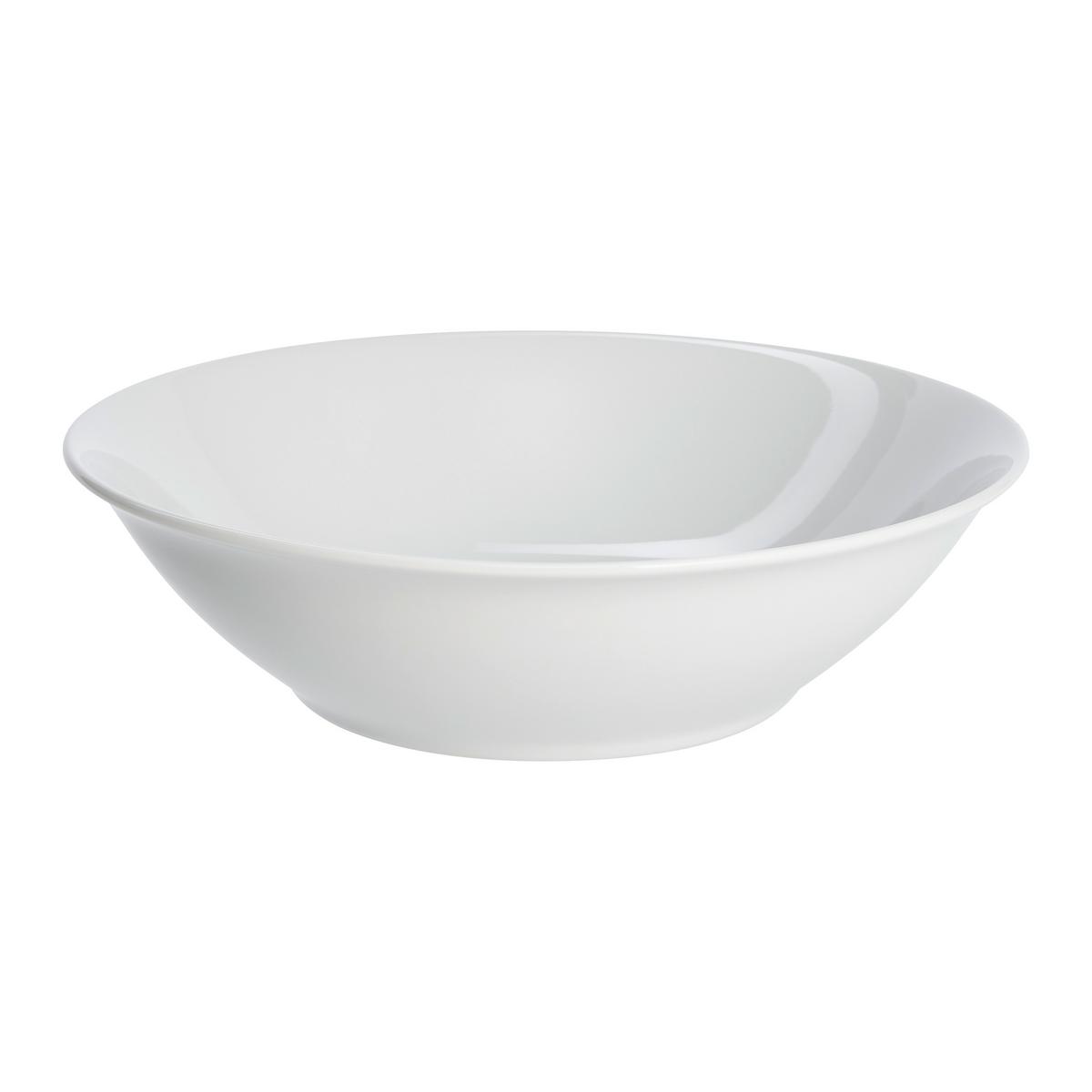 Salatschüssel Katarina Weiß - Weiß, KONVENTIONELL, Keramik (23/6,3cm) - Based