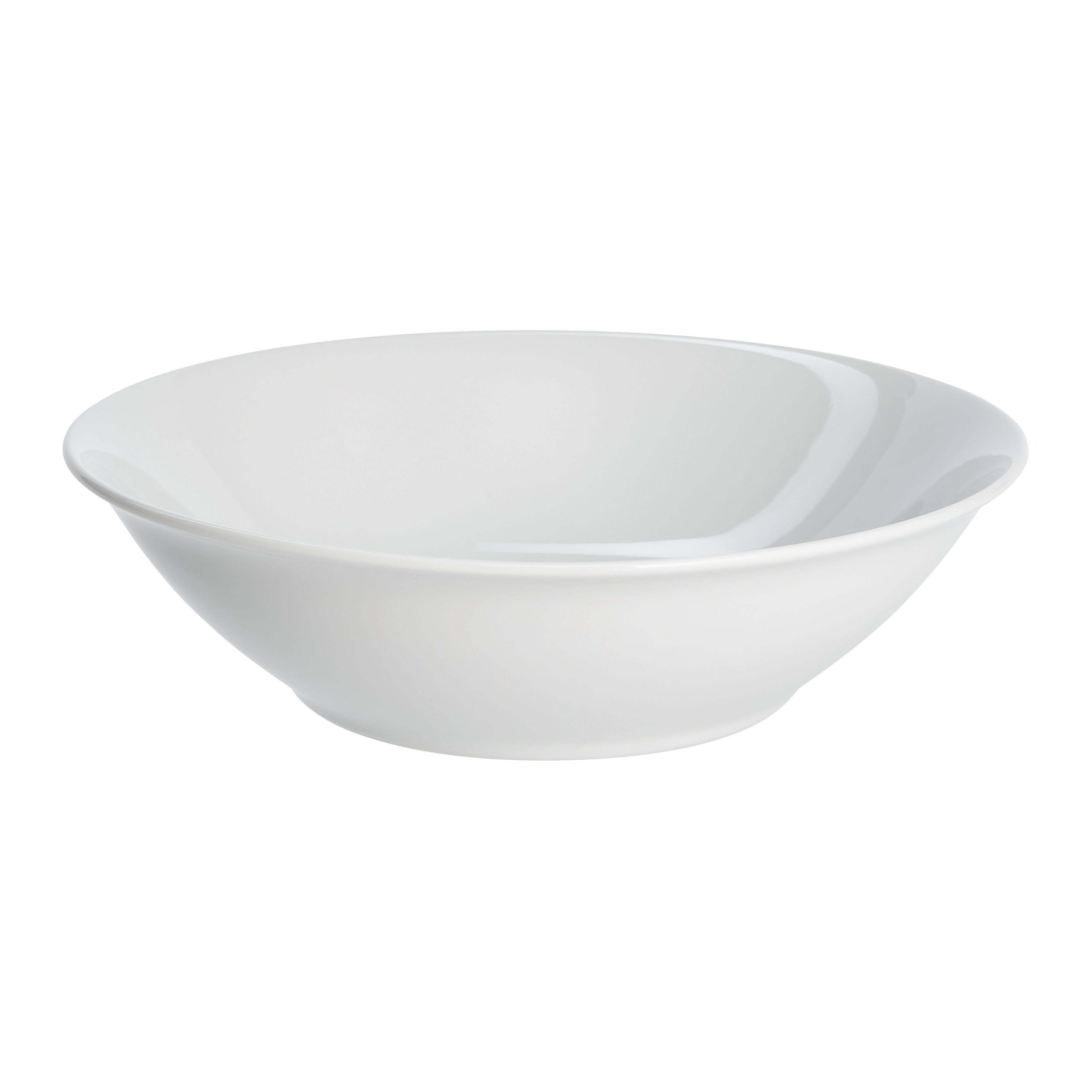SALLADSSKÅL KATARINA - vit, Klassisk, keramik (23/6,3cm) - Based