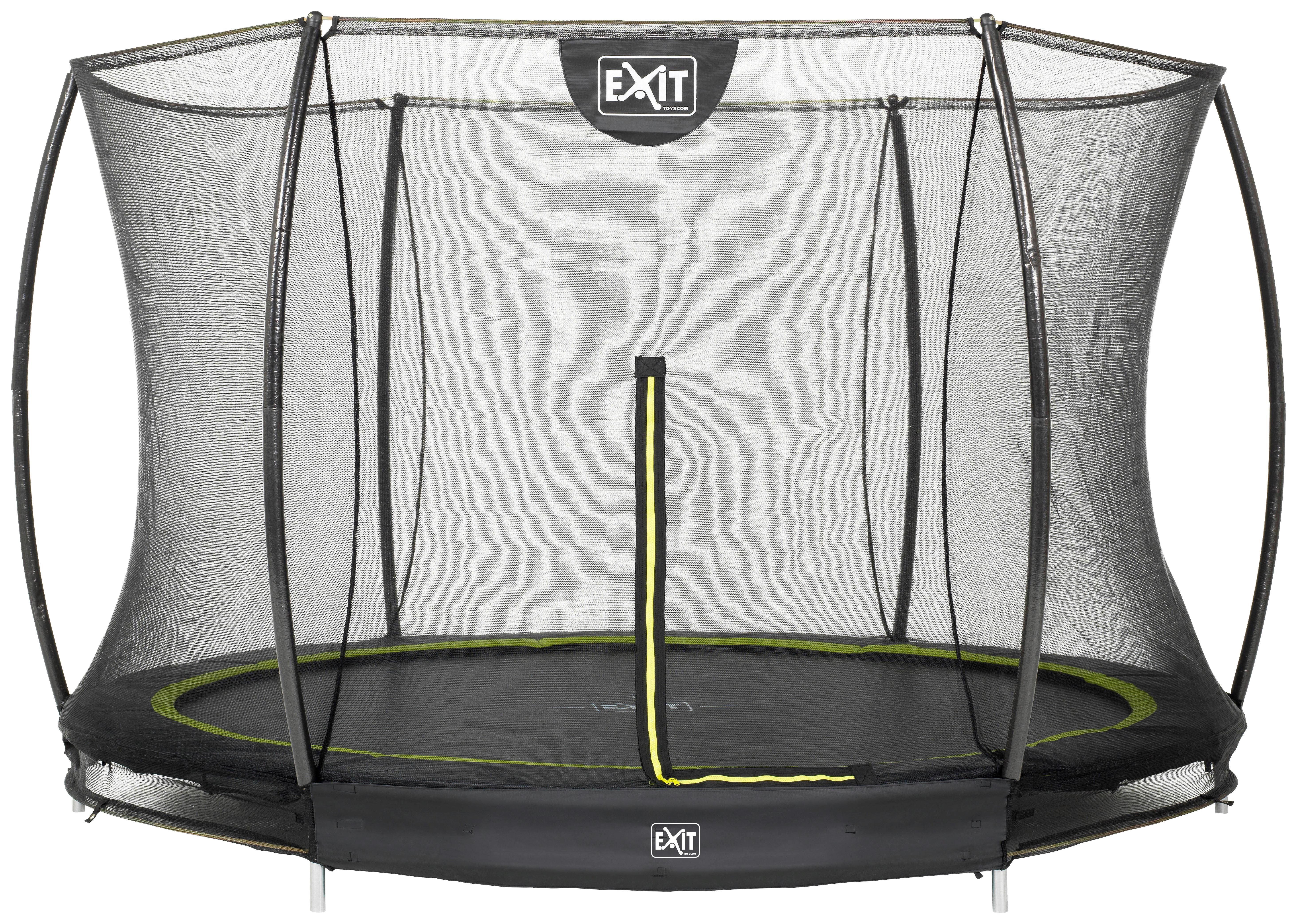 Trampolin Exit Schwarz ø ca. 305cm - Schwarz, KONVENTIONELL, Kunststoff/Metall (305/203cm) - EXIT Toys