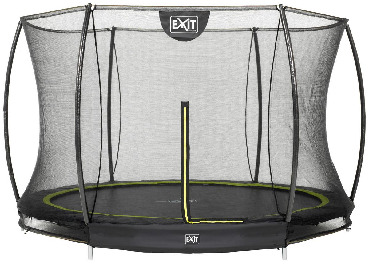 Trampolin Exit Silhouette Ground, Ø 305cm - črna, Konvencionalno, kovina/umetna masa (305/203cm) - EXIT Toys