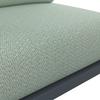 ENSEMBLE LOUNGE CHIARA - vert clair/couleur naturelle, MODERN, métal/matière synthétique (164/68/94cm) - Bessagi Garden