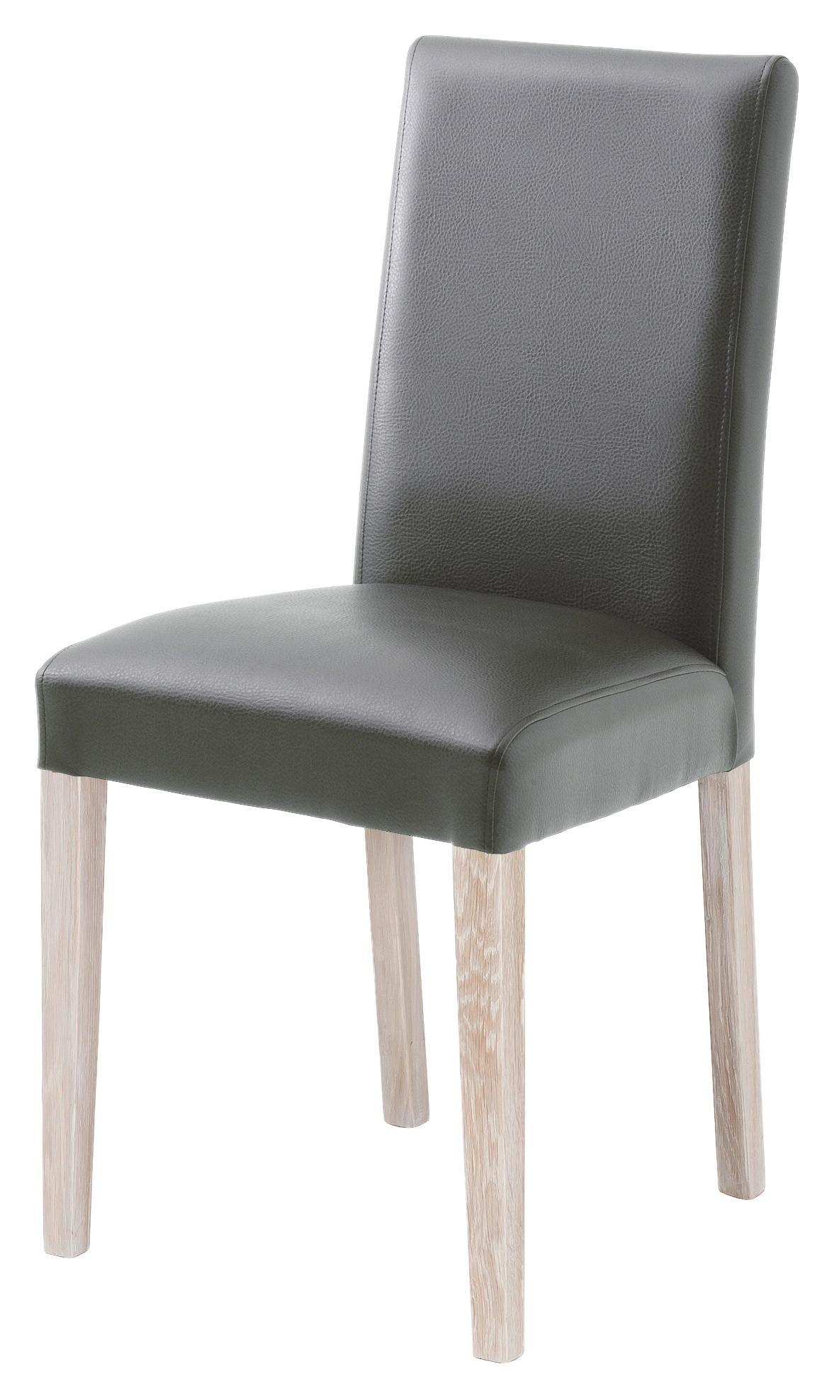 KRZESŁO FIX - szary/kolor dębu sonoma, Konventionell, tkanina/drewno (44/92/57cm) - Carryhome