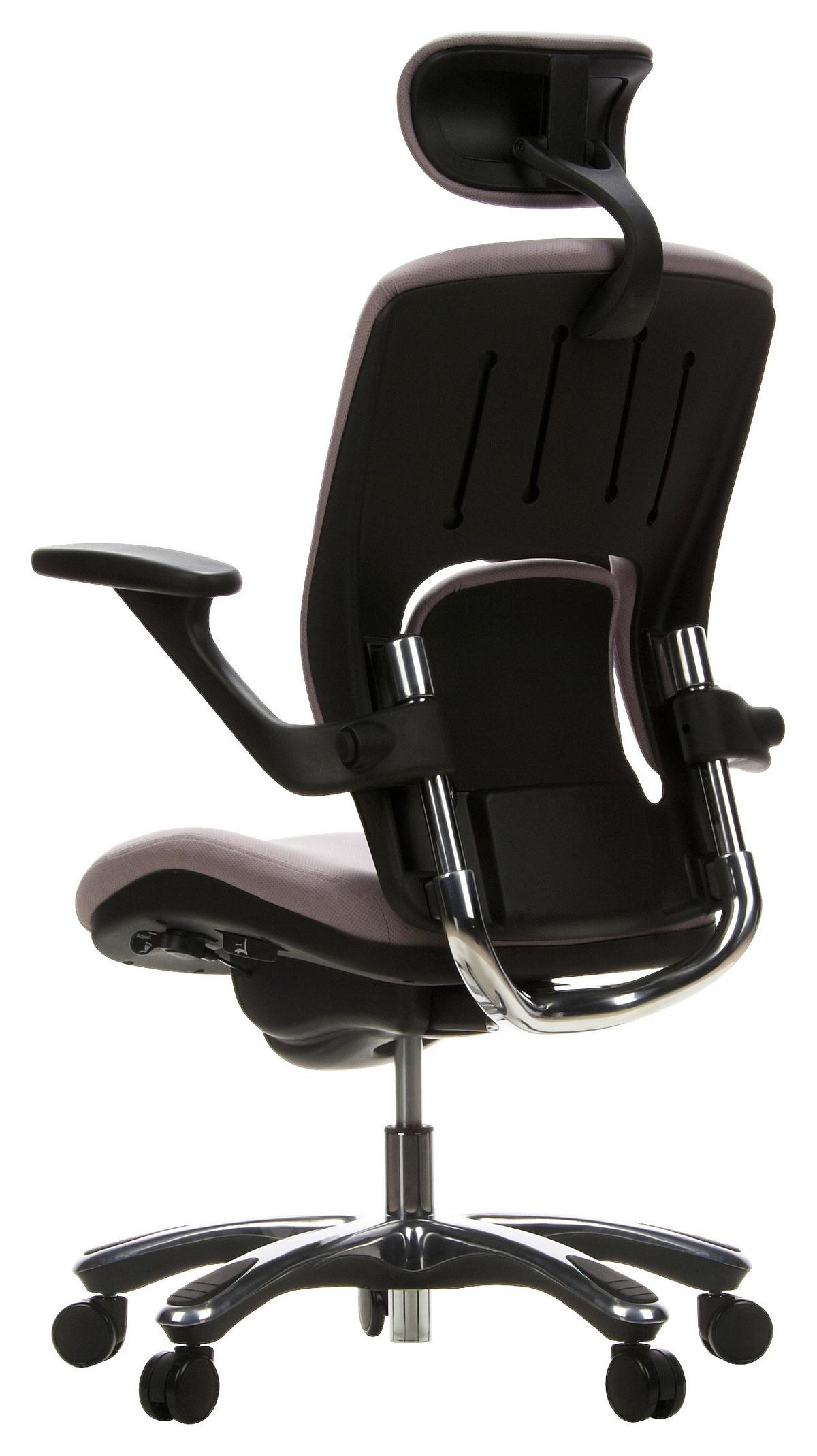 Pisarniški Stol Vapor Lux, Siva - barve kroma/siva, Basics, kovina/umetna masa (58/119/50cm) - MID.YOU