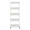 BADRUMSHYLLA SANDRO - vit, Modern, metall/plast (40/116/22cm) - Bessagi Home