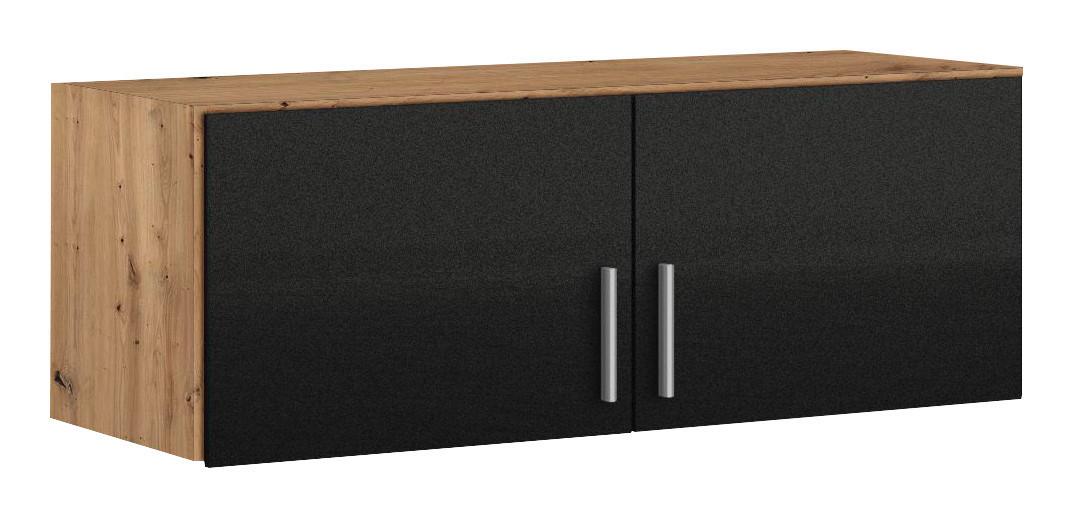 Nastavek Za Omaro Celle Extra - temno siva/srebrna, Design, umetna masa/leseni material (91/39/54cm) - Modern Living
