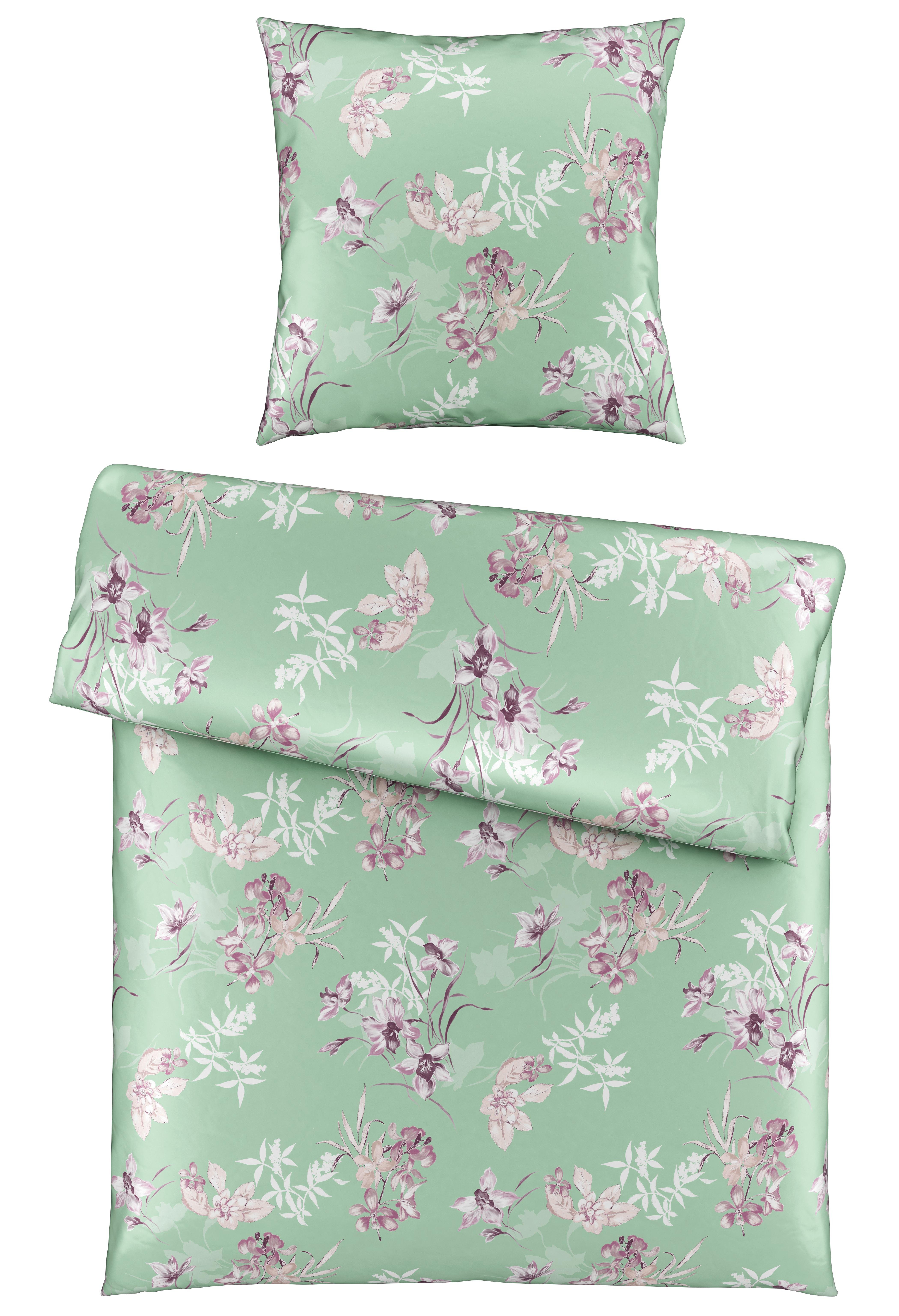 Bettwasche Augusta In Grun Ca 135x200cm Online Kaufen Momax