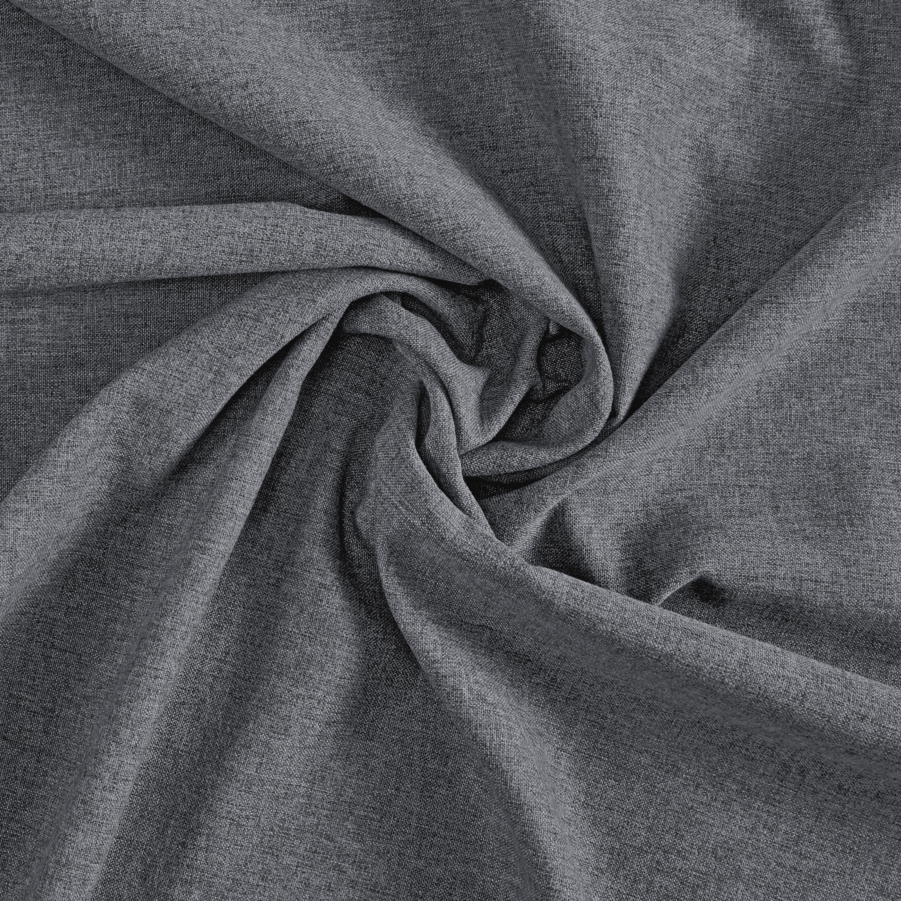 Končana Zavesa Ulrich - antracit, tekstil (135/245cm) - Modern Living