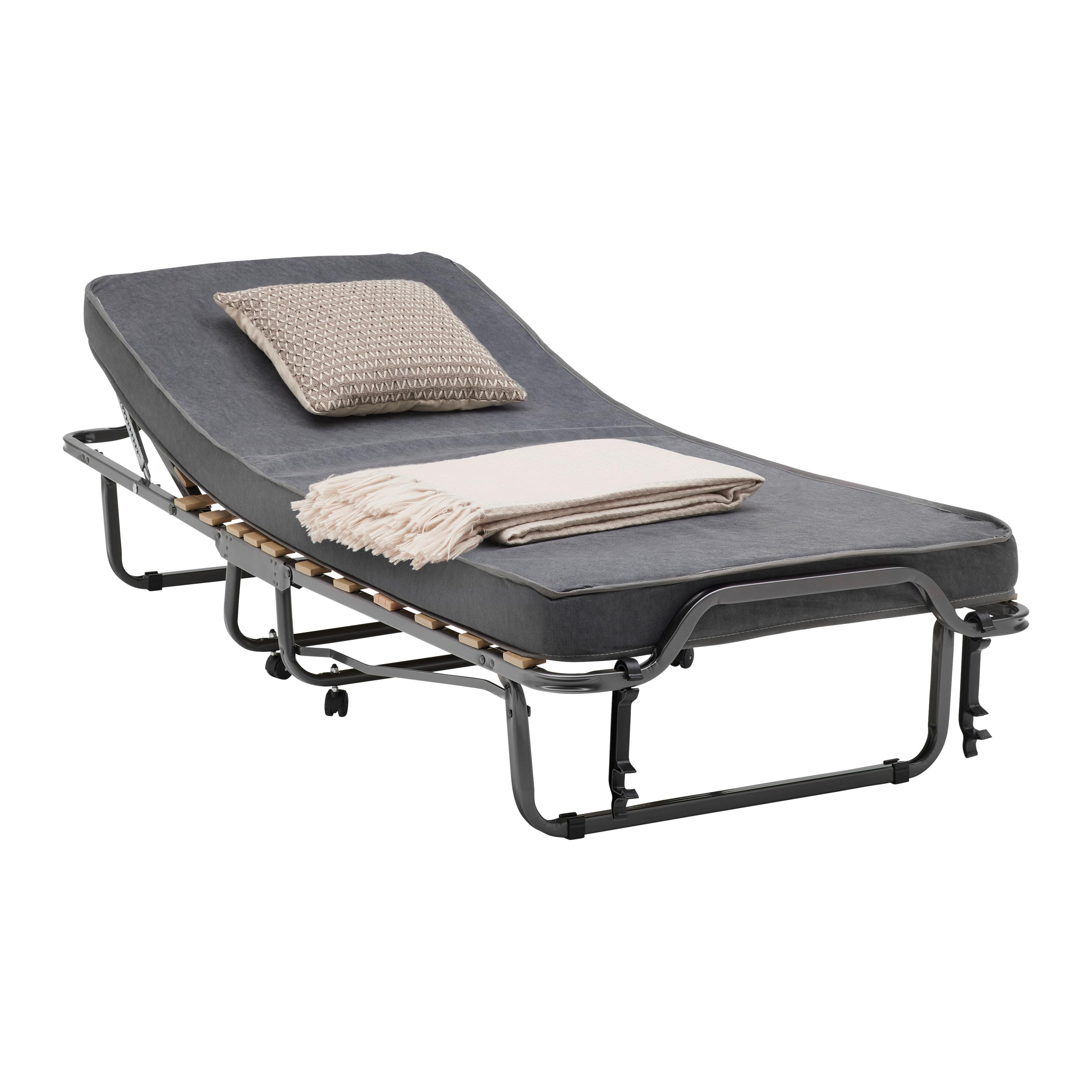 Klappbett Best Anthrazit ca. 80x195cm - Anthrazit, KONVENTIONELL, Metall (80/195cm) - Mömax
