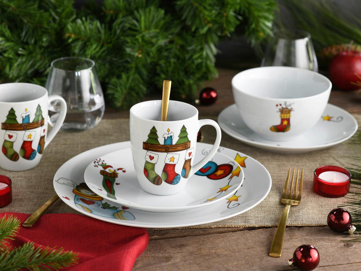 Kombinirani Servis Luna Christmas, 16-Delni - Basics, keramika - Creatable