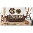 Velika Zofa Camarena - temno rjava, Trendi, tekstil/les (270/85/109cm) - Zandiara Velika Zofa Camarena - temno rjava, Trendi, tekstil/les (270/85/109cm) - Zandiara