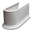 Mască Pentru Sifon Syphonmanschette - alb, Konventionell, plastic (13,2/11,5/26,5cm) Mască Pentru Sifon Syphonmanschette - alb, Konventionell, plastic (13,2/11,5/26,5cm)