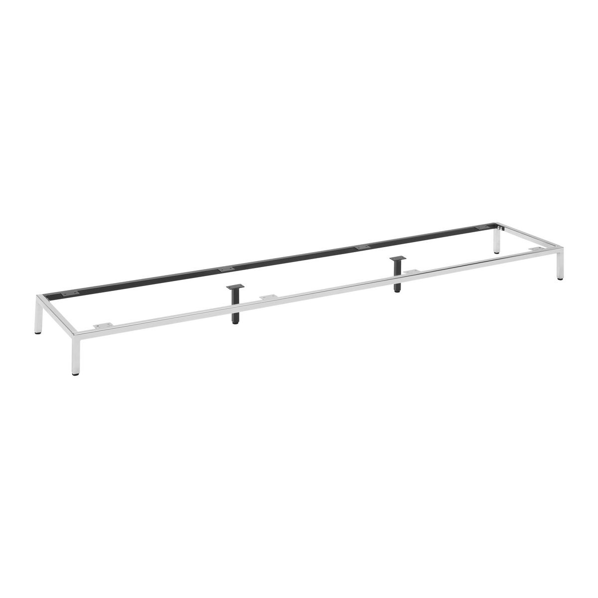 Fußgestell Siena Chromfarben - Chromfarben, MODERN, Metall (180/13/38cm) - Premium Living