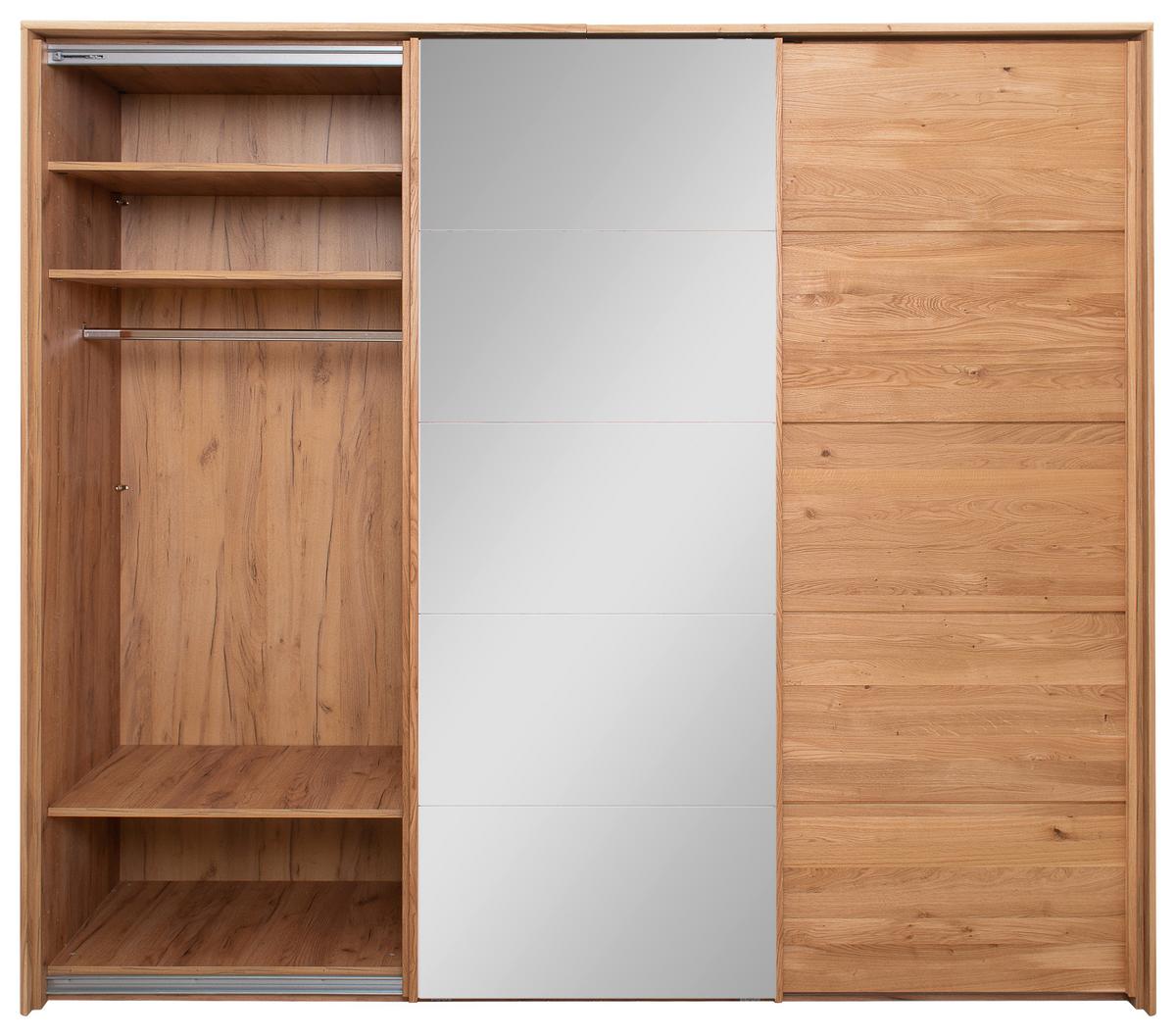 Schwebetürenschrank Monterray Eichefarben - Eichefarben, KONVENTIONELL, Holz/Holzwerkstoff (250/222/60cm) - ecoTree