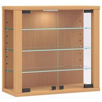 Hängevitrine Vitrosa S Buchefarben - Buchefarben, Design, Glas/Holzwerkstoff (43/40/18cm) - MID.YOU