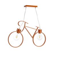 Kinderhängeleuchte Bike Arancione Orange max. 22 W - Orange, Basics, Metall (67/4/125cm)