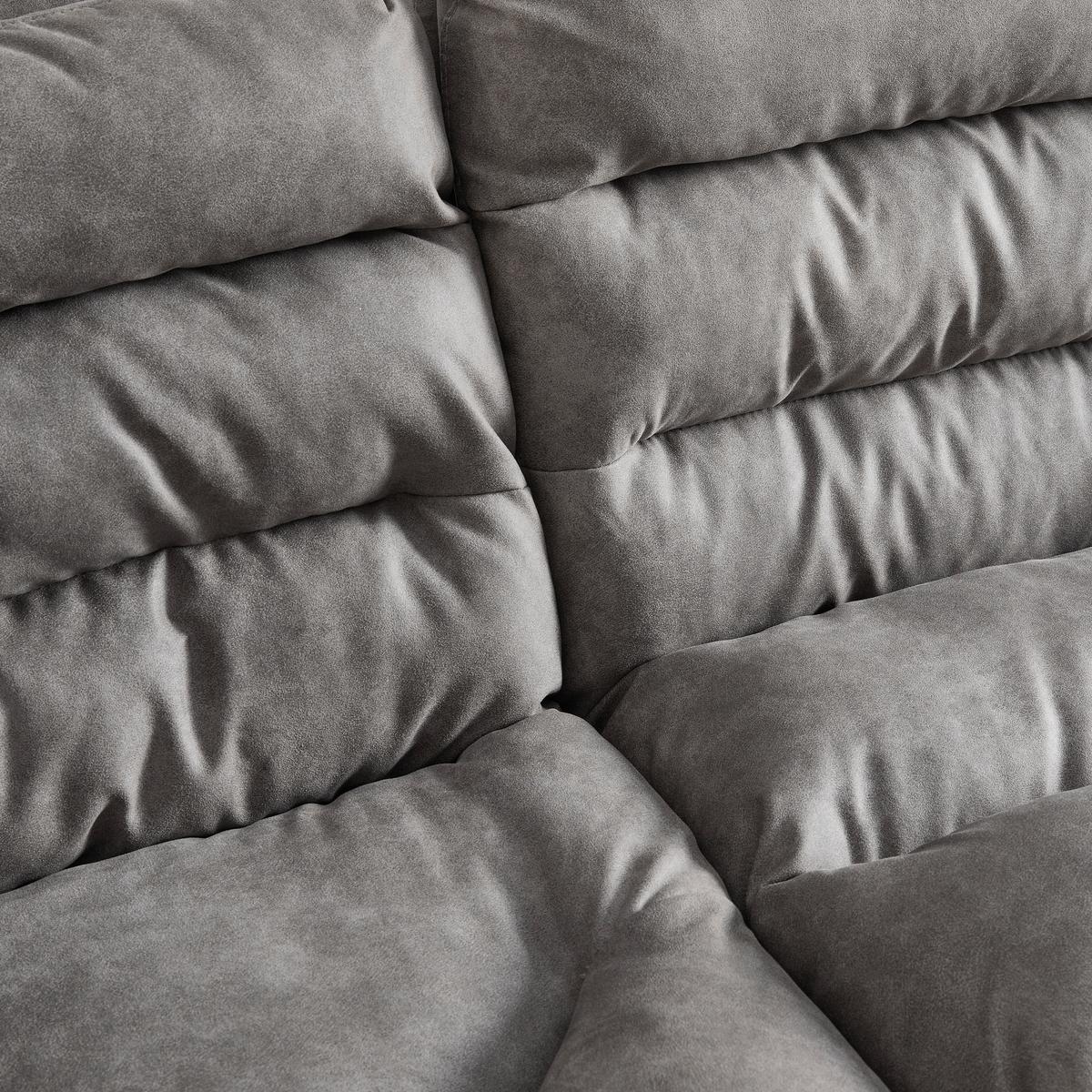 Kotna Klop Kona - siva/črna, Moderno, kovina/tekstil (154/201cm) - Bessagi Home
