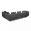 SOFFA CELINA - mörkgrå/svart, Modern, metall/trä (278/175cm) - Bessagi Home