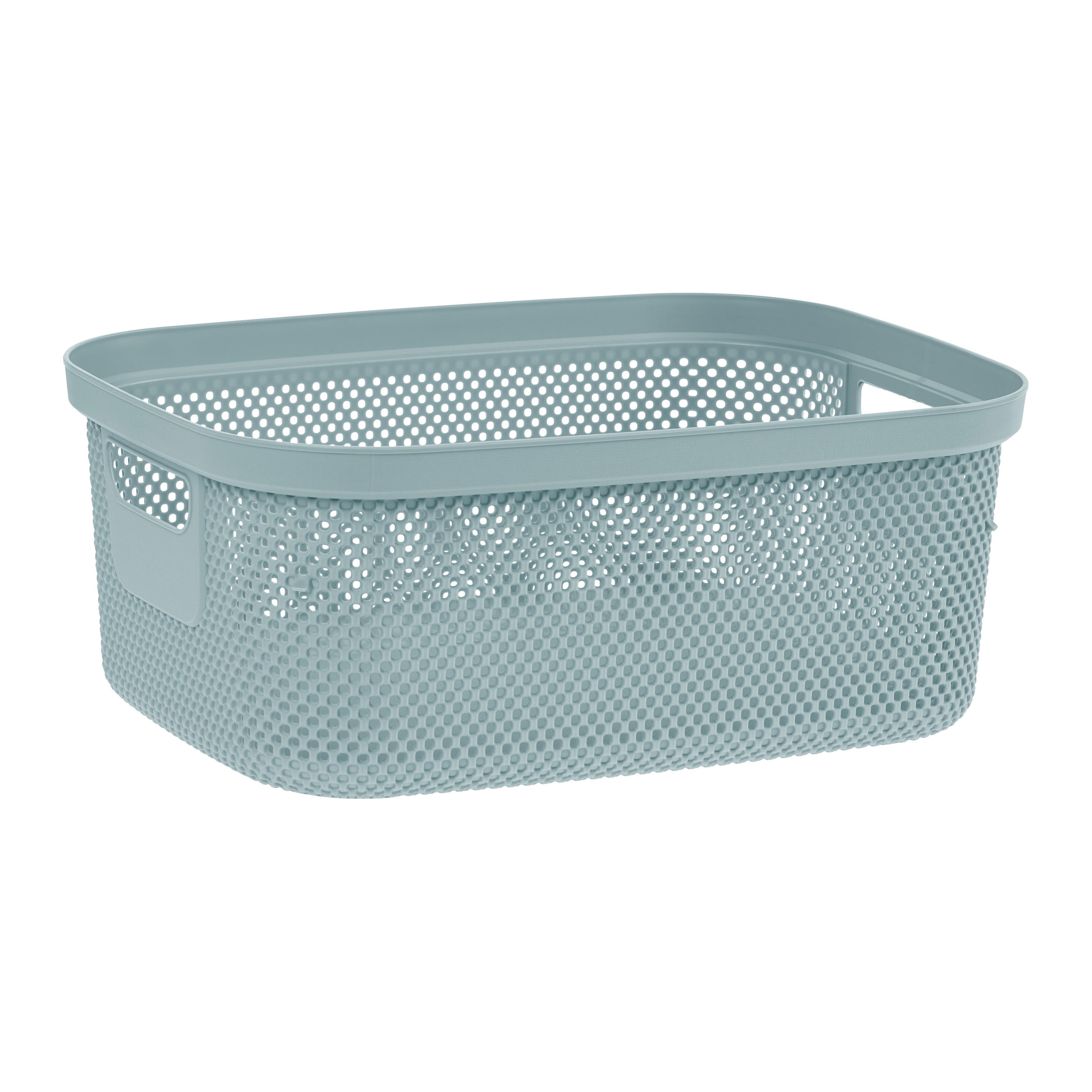 Košarica Za Shranjevanje Stine -L- Ca. 12l -Ext- - modra, Moderno, umetna masa (38/28,5/15cm) - Mömax