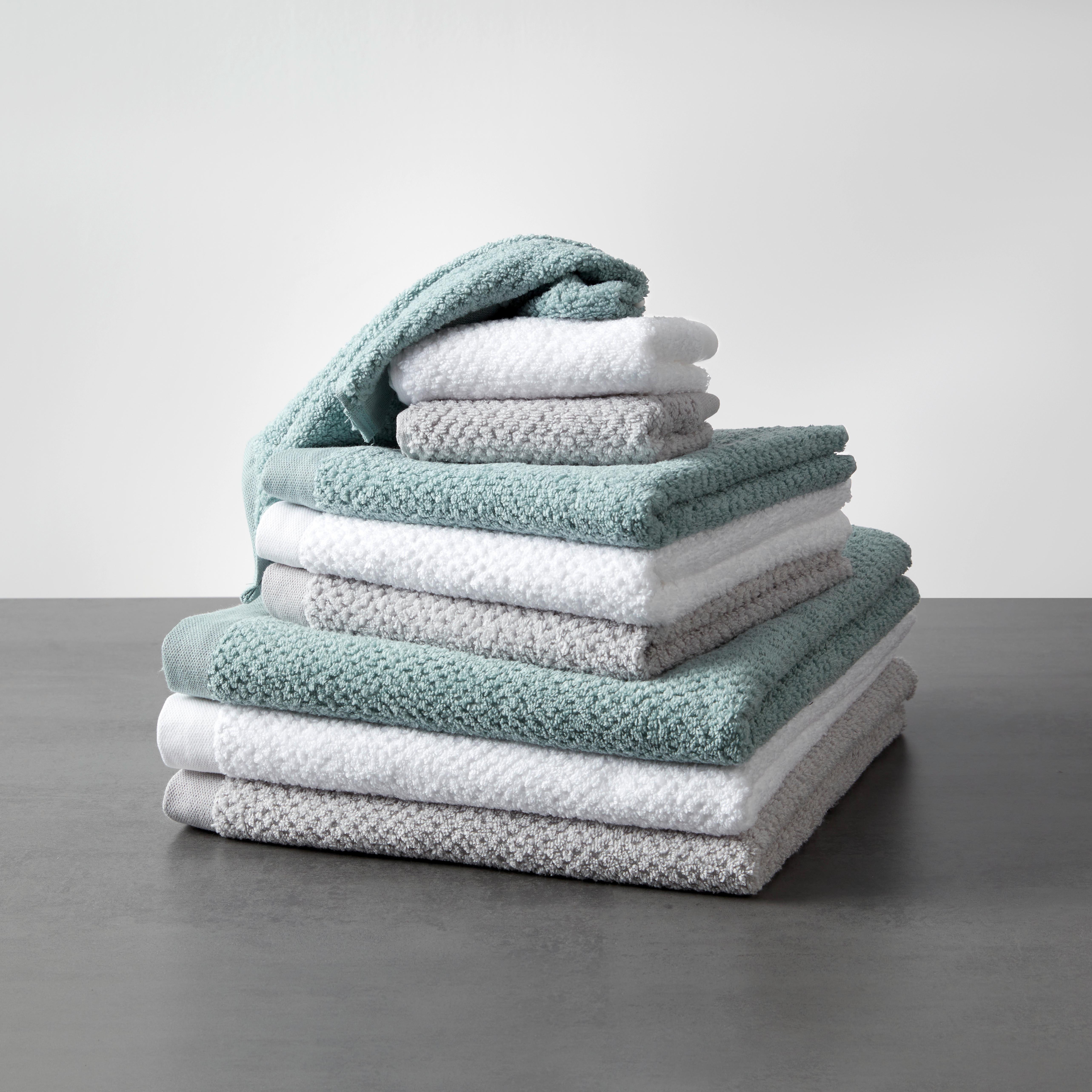 HANDDUK LUISE - blå, Klassisk, textil (50/100cm) - Modern Living