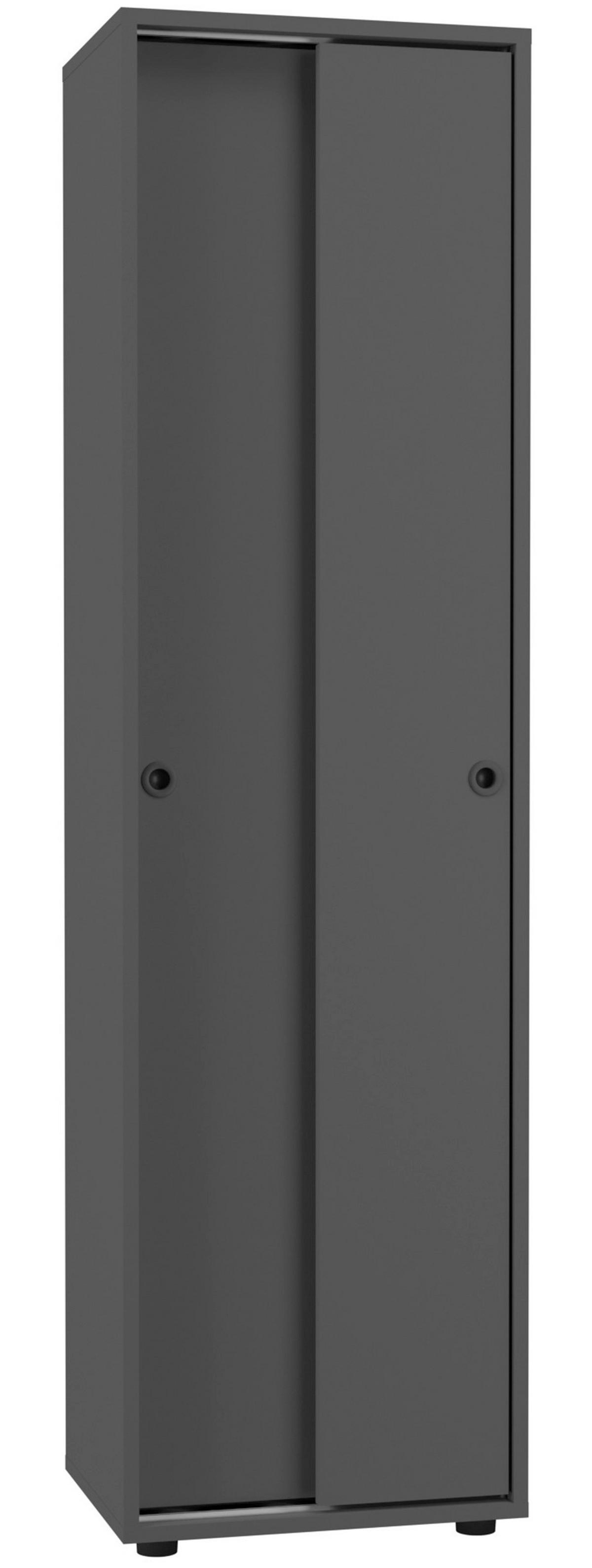 Arhivska Omara Ulas, Antracit - antracit, Design, leseni material (49/168/38cm) - MID.YOU