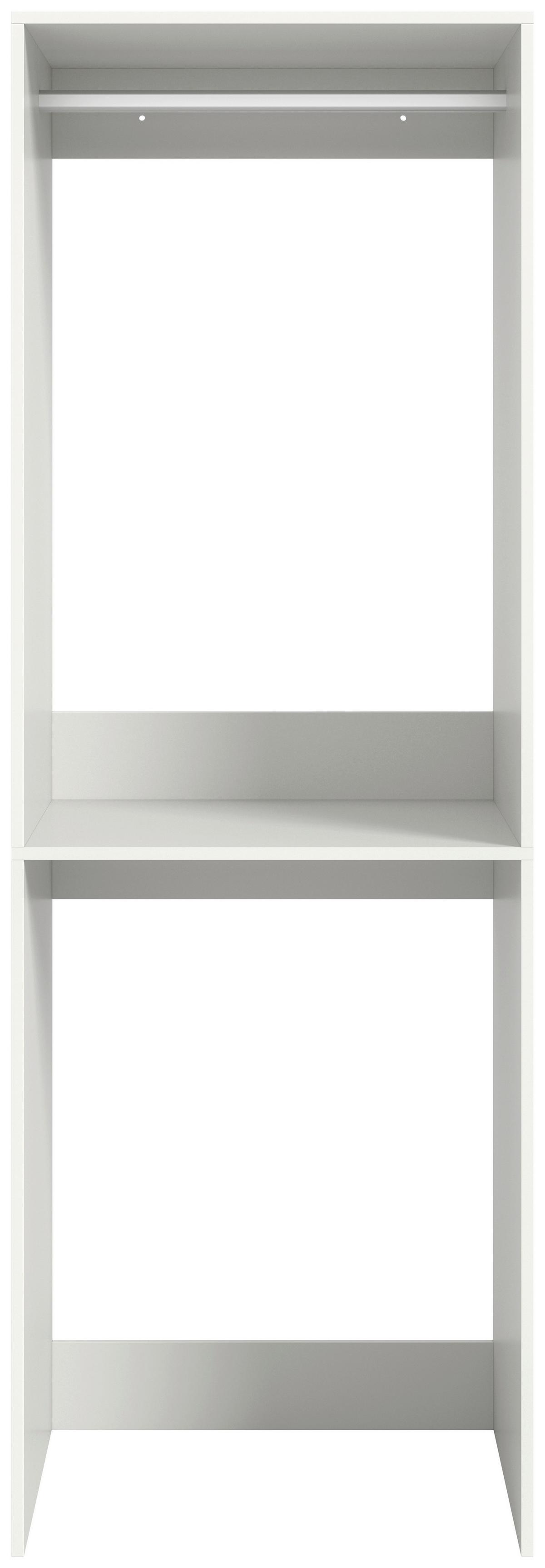 Waschmaschinenschrank Free Weiß - Weiß, Basics, Holzwerkstoff/Kunststoff (66/195/60cm) - MID.YOU