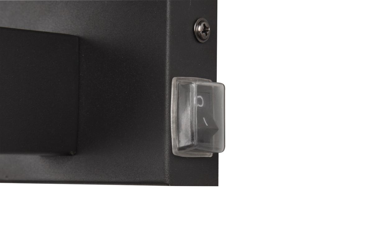 Wandleuchte Kula Schwarz max. 10 Watt - Schwarz/Weiß, MODERN, Glas/Metall (14/20cm) - Trio Leuchten
